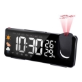 Stazione meteo con display LCD, sveglia e proiettore 5V/2xAA + 3xAA