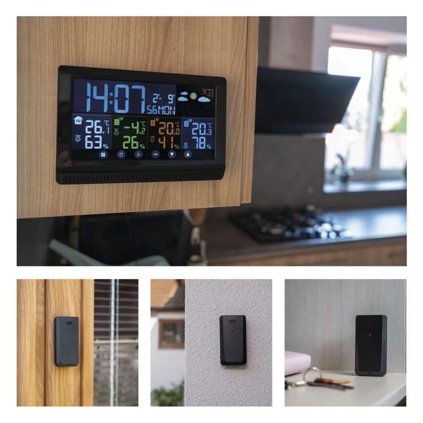 Stazione meteorologica wireless 5V/3xAAA + 2xAAA
