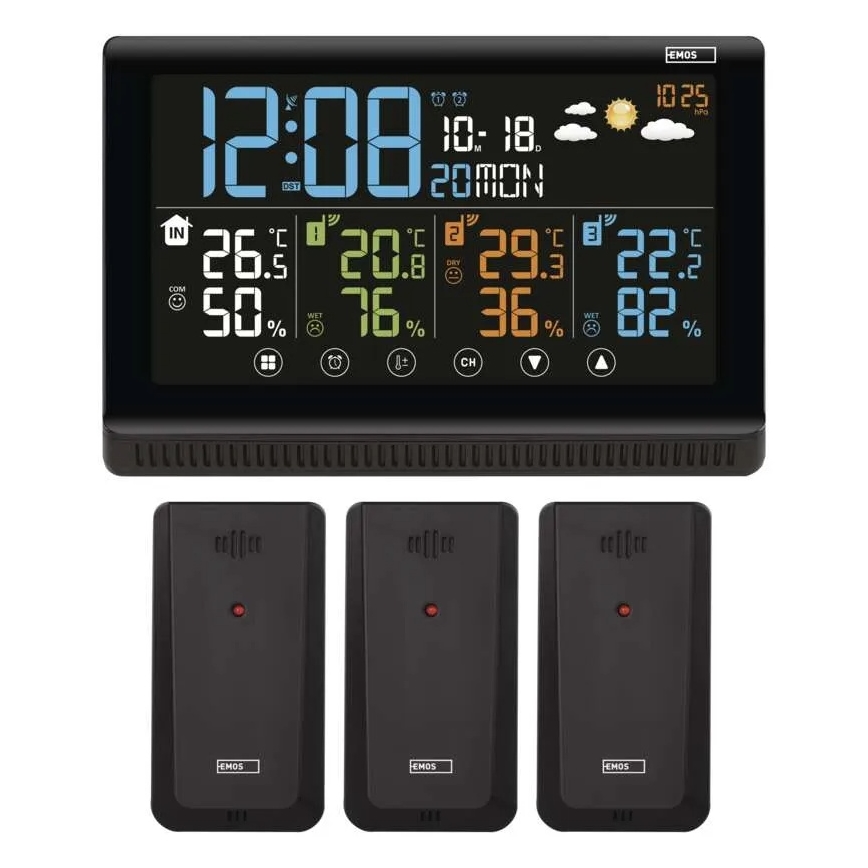 Stazione meteorologica wireless 5V/3xAAA + 2xAAA