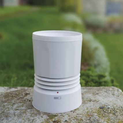 Stazione meteo wireless con display LCD a colori e pluviometro 3xAAA nero