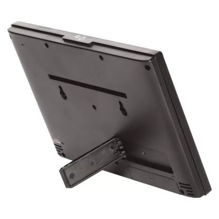 Stazione meteo wireless con sveglia 3xAAA nera