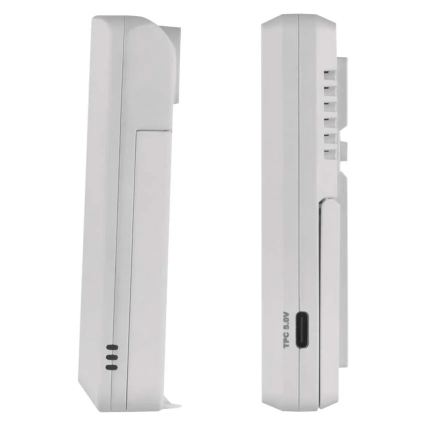 Stazione meteorologica 5V, 2xAAA + 2xAAA, nera