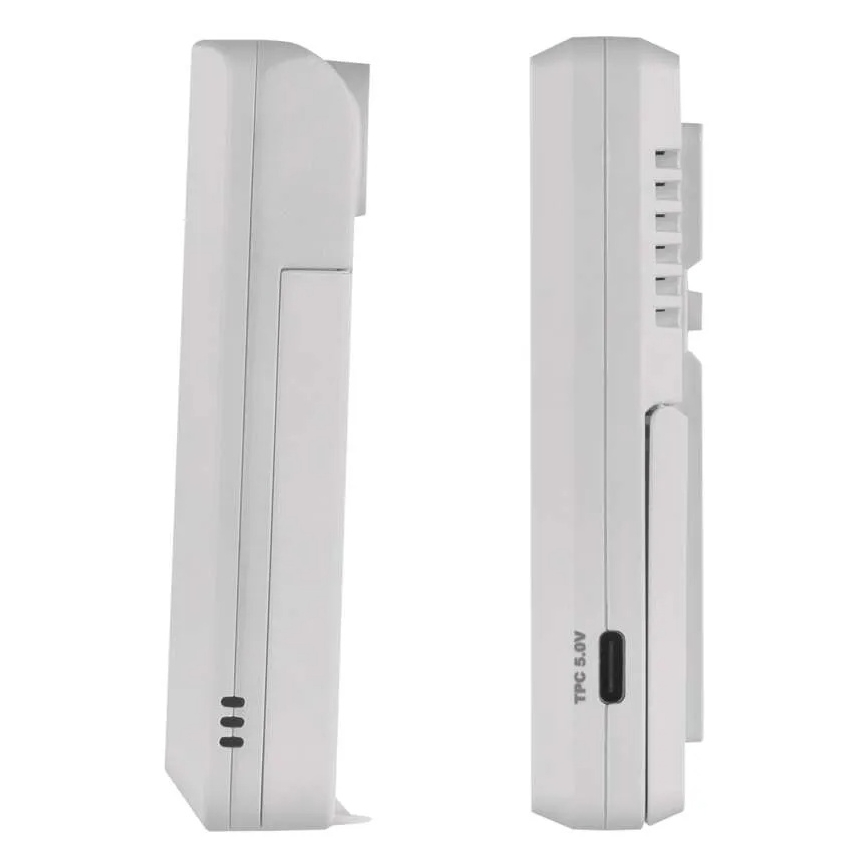 Stazione meteorologica 5V, 2xAAA + 2xAAA, nera