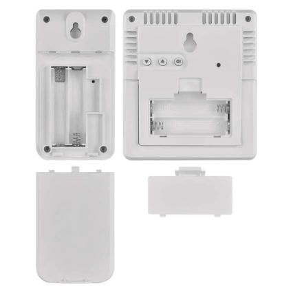 Stazione meteorologica 5V, 2xAAA + 2xAAA, nera