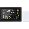 Stazione meteorologica con display a colori 5V/2xAAA, nera