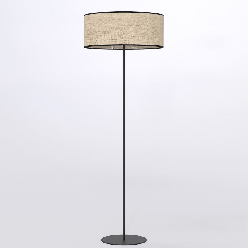 Stehlampe ECO 1xE27/15W/230V Beige/Rattan