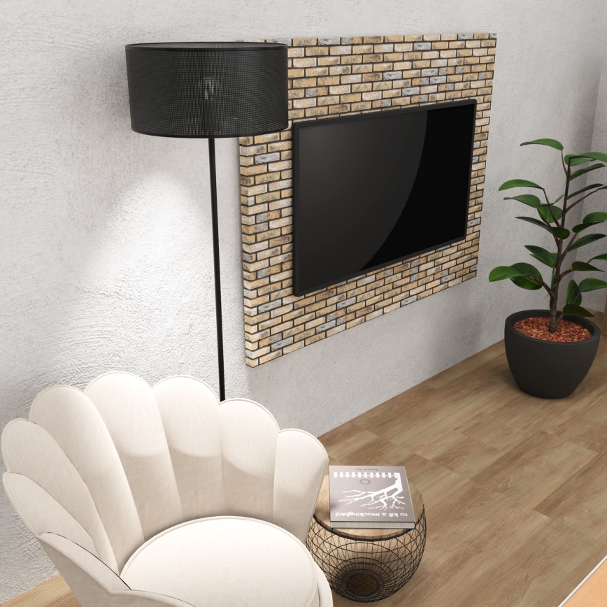 Stehlampe LOFT SHADE 1xE27/60W/230V schwarz