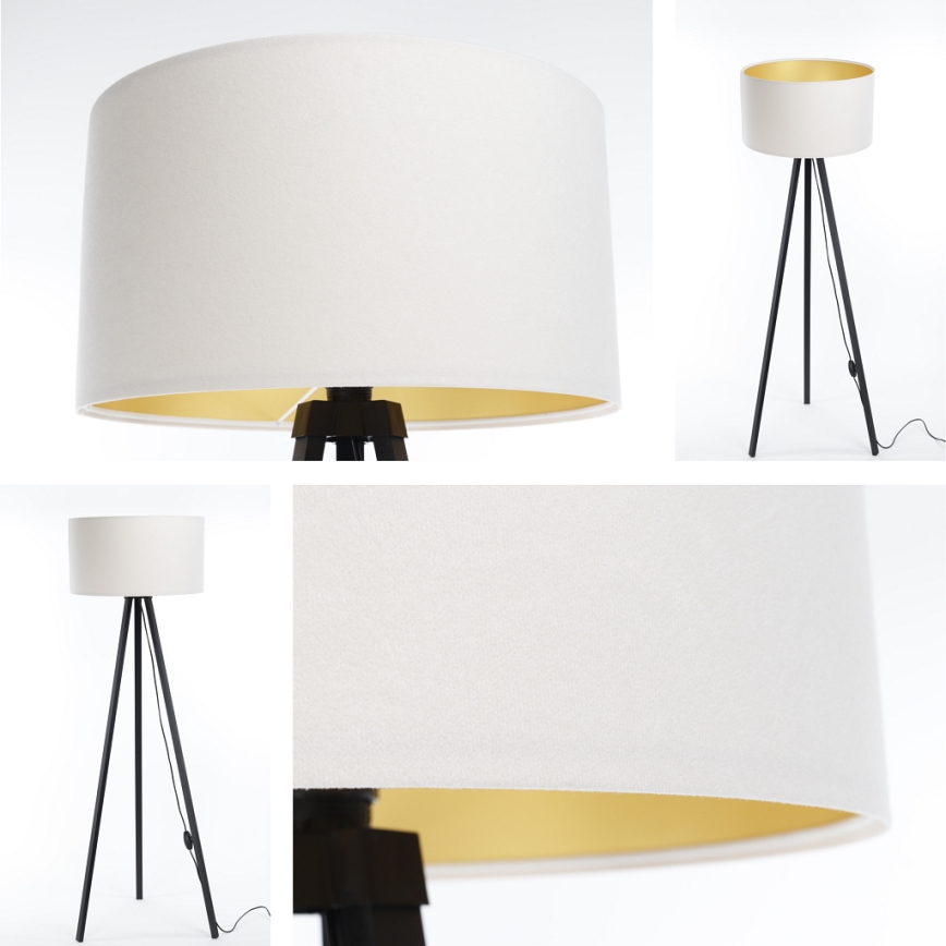 Stehlampe STANDART 1xE27/60W/230V weiß/wenge