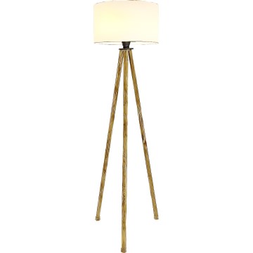 Stehleuchte 1xE27/40W/230V beige/weiß