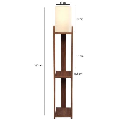 Stehleuchte AYD 1xE27/40W/230V braun/creme
