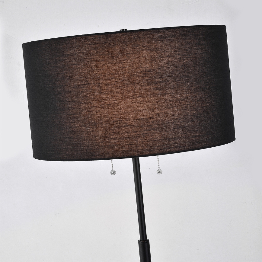 Stehleuchte FOGO 2xE27/15W/230V schwarz