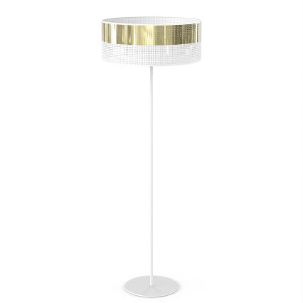 Stehleuchte LUX 1xE27/15W/230V weiß/gold