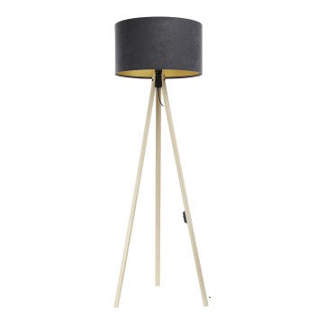 Stehleuchte STANDART 1xE27/60W/230V grau/beige