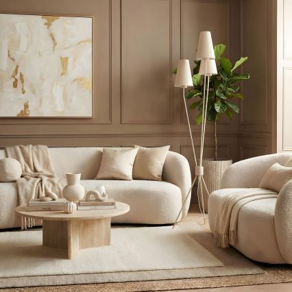 Stehleuchte TREFOT 3xE14/15W/230V beige