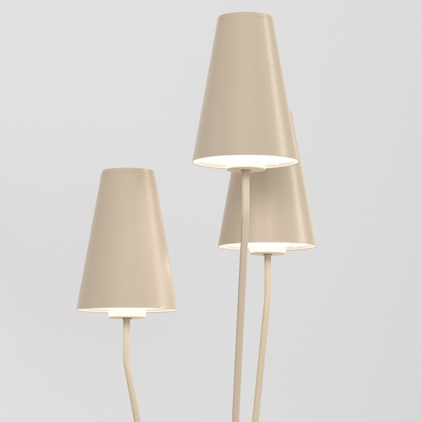Stehleuchte TREFOT 3xE14/15W/230V beige