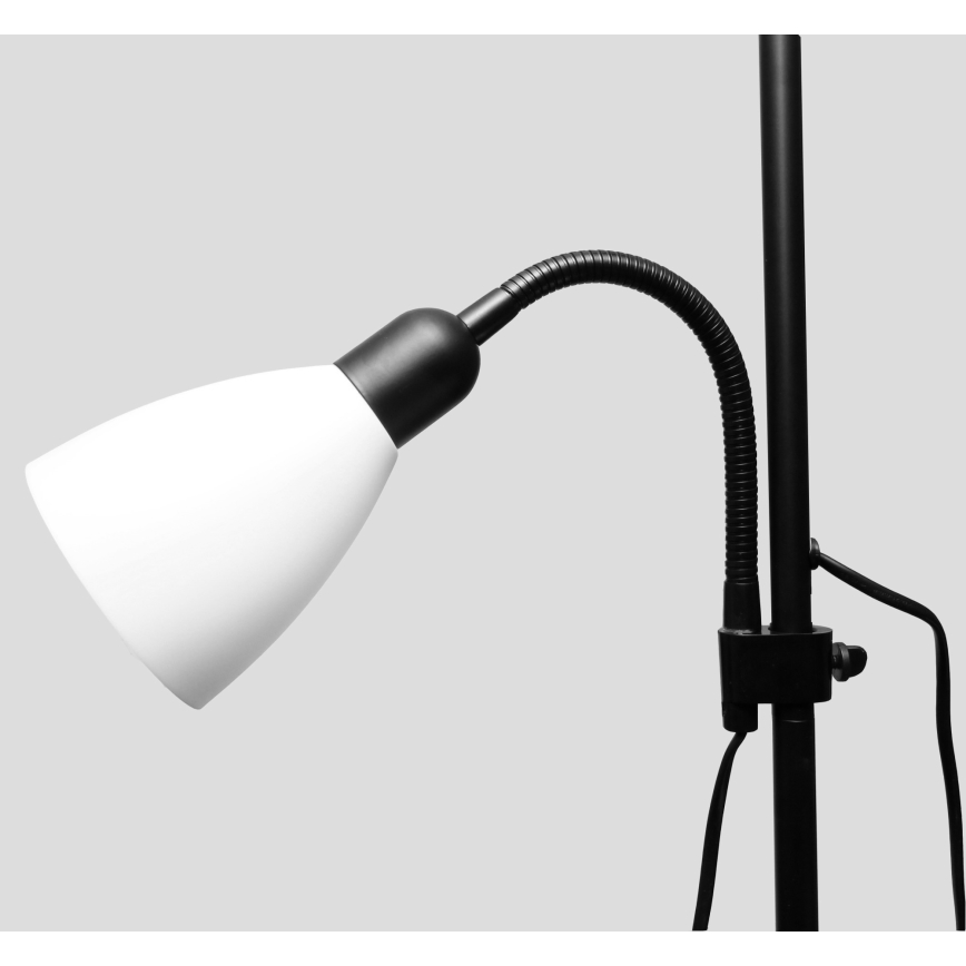 Stehleuchte WENDY 1xE27/100W/230V + 1xE14/40W schwarz