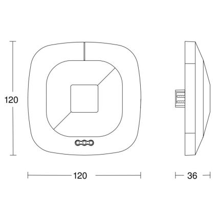 Steinel 002817 - Détecteur de présence HF 360 DALI-2 APC blanc