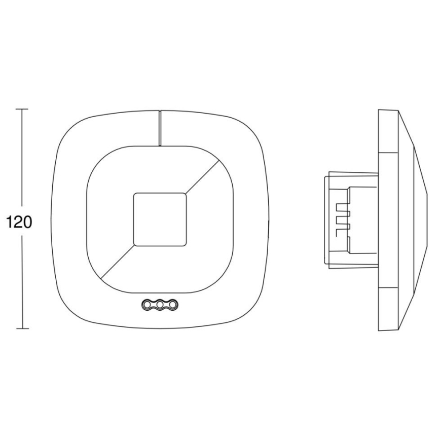 Steinel 002848 - Rilevatore di presenza HF 360 COM2 bianco