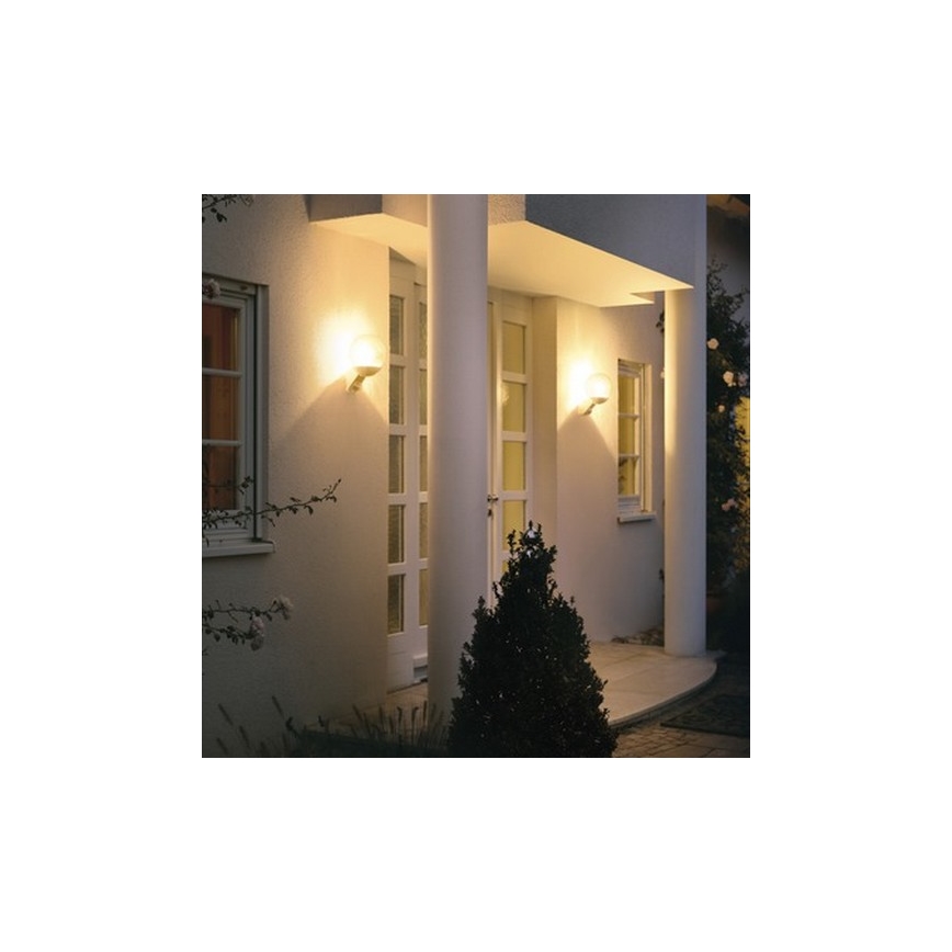 STEINEL 005917 - Applique murale extérieur avec détecteur L585S 1xE27/60W blanc IP44