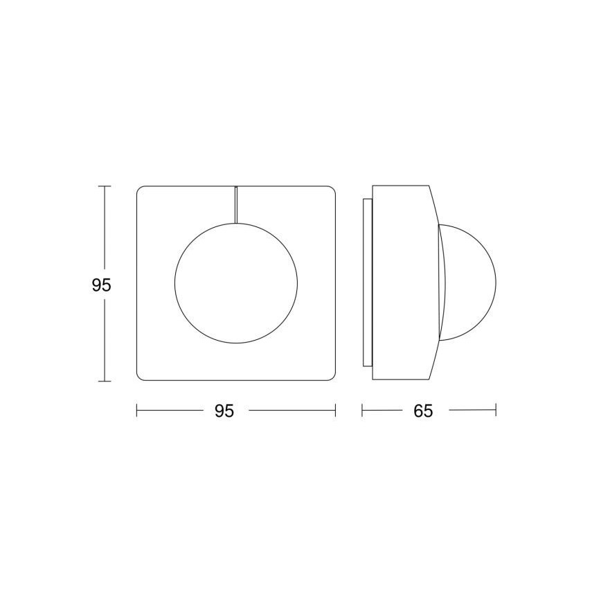 STEINEL 010478 - Sensore di movimento IS3360 AP COM1 IP54