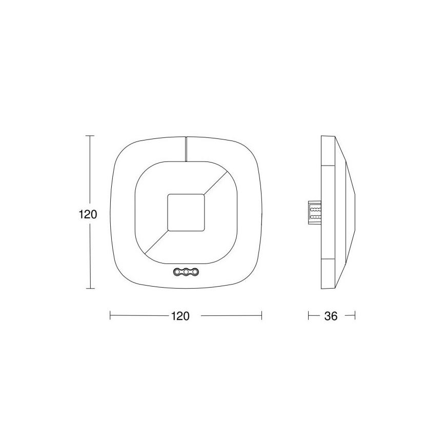 Steinel 033972 - Rilevatore di presenza HF 360 LiveLink bianco
