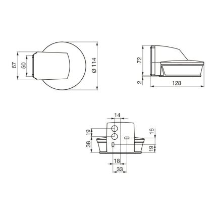 STEINEL 034979 - Sensore di movimento da esterno SenslQ S nero IP54 + telecomando