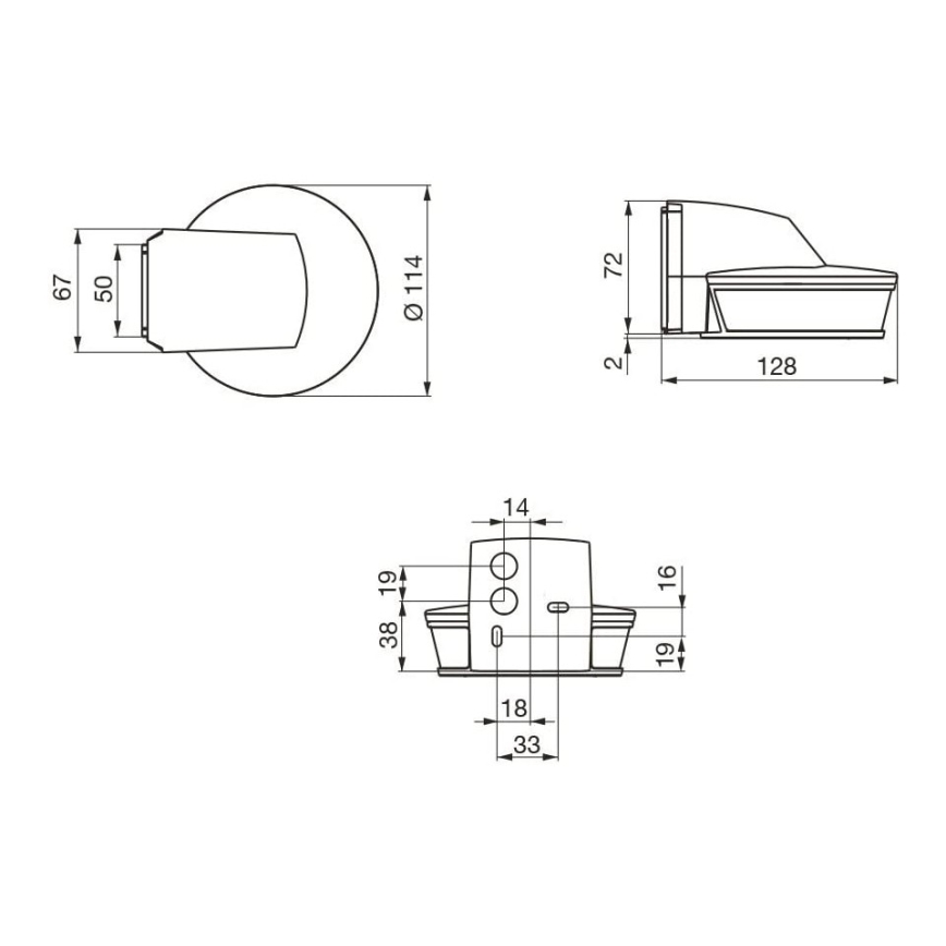STEINEL 034979 - Sensore di movimento da esterno SenslQ S nero IP54 + telecomando
