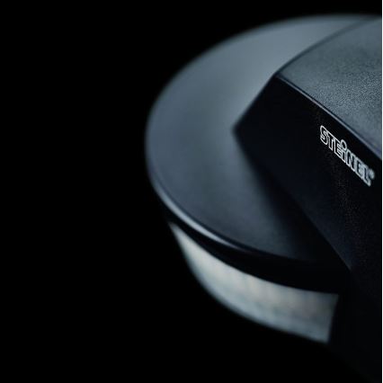 STEINEL 034979 - Sensore di movimento da esterno SenslQ S nero IP54 + telecomando