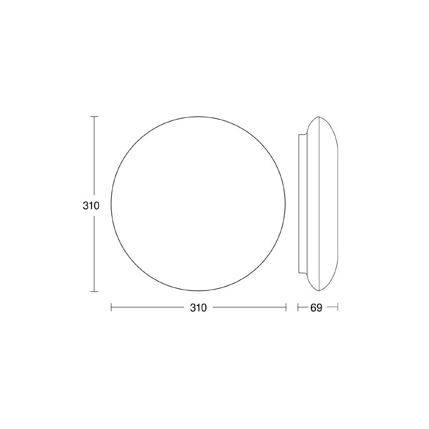 Steinel 035440 - Luminaire LED extérieur avec détecteur QUATTRO LED/10W/230V IP54