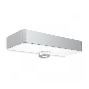 Steinel 052652 - Lampada solare a LED con sensore XSolar SOL-O LED/1,5W 2x2000mAh IP44 argento