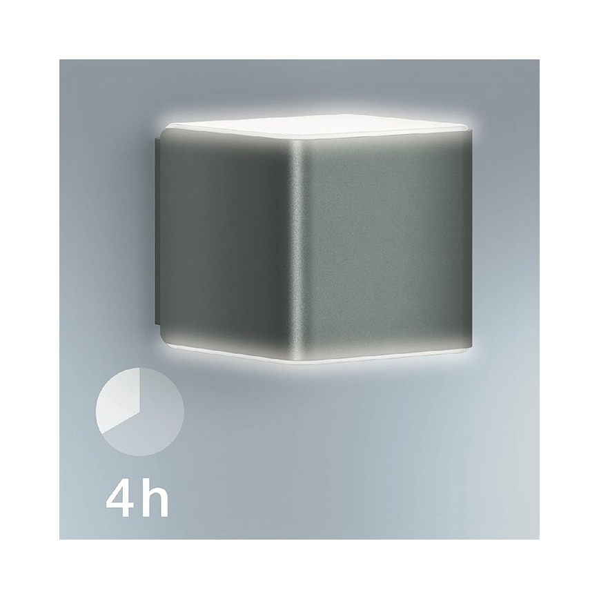 Steinel 055530 - Luminaire d'extérieur LED avec détecteur L 840 LED/9,5W/230V IP44 anthracite