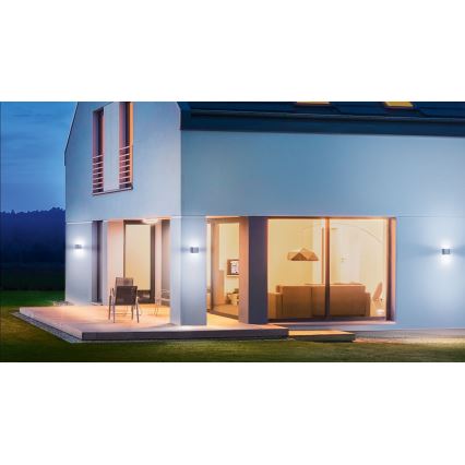 Steinel 055530 - Luminaire d'extérieur LED avec détecteur L 840 LED/9,5W/230V IP44 anthracite