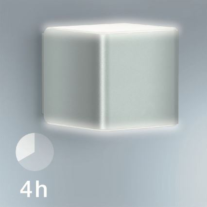 Steinel 055547 - Applique d'extérieur LED avec détecteur L 840 LED/9,5W/230V IP44 argent