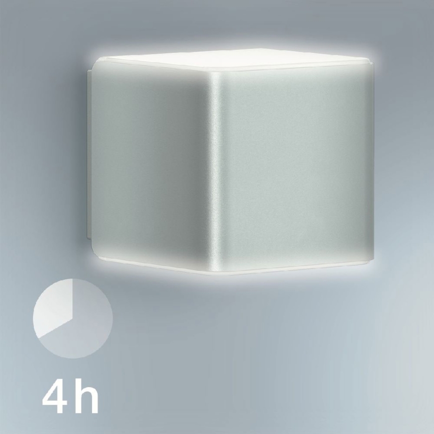 Steinel 055547 - Applique d'extérieur LED avec détecteur L 840 LED/9,5W/230V IP44 argent