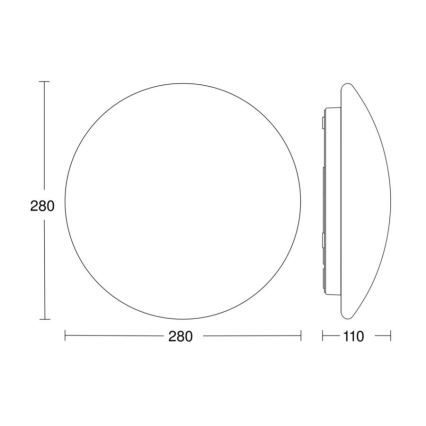Steinel 056063 - Lampada LED con sensore da esterno RS PRO LED/9,5W/230V IP54
