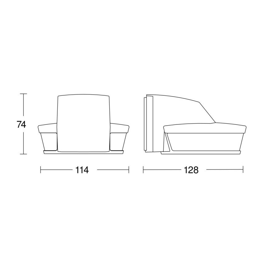 Steinel 056650 - Détecteur de mouvement SensIQ S IP54 noir