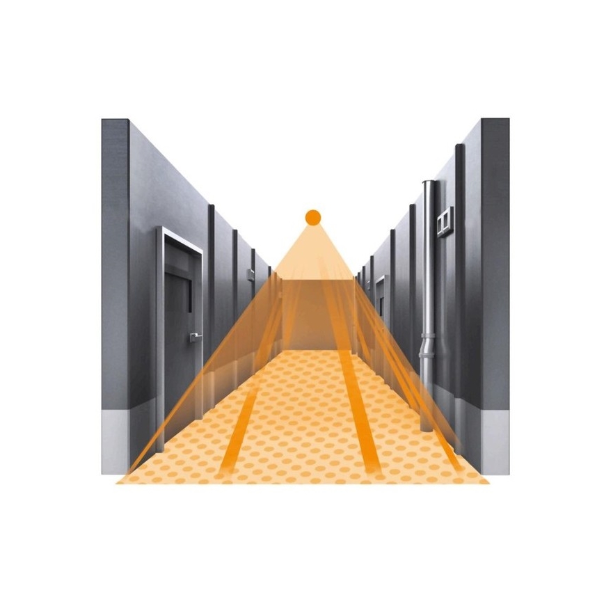 Steinel 057275 - Sensore di movimento IS 345 DALI-2 IPD IP54 quadrato bianco