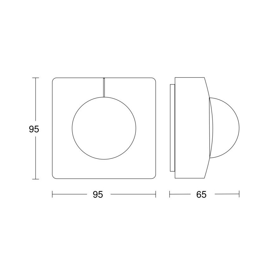 Steinel 057350 - Sensore di movimento IS 3180 DALI-2 IPD IP54 bianco