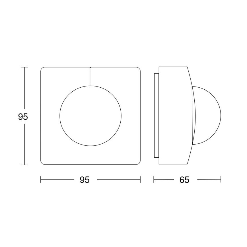 Steinel 057398 - Sensore di movimento IS 345 MX Highbay DALI-2 IP54 bianco