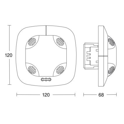Steinel 057473 - Détecteur de présence DualTech DALI-2 blanc