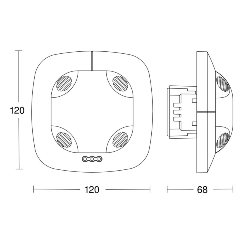 Steinel 057473 - Détecteur de présence DualTech DALI-2 blanc