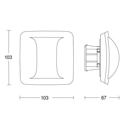 Steinel 058005 – Präsenzmelder Flur COM2 weiß