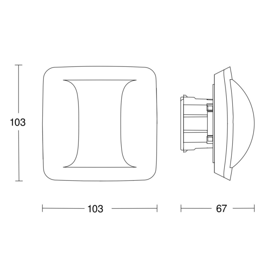 Steinel 058005 – Präsenzmelder Flur COM2 weiß
