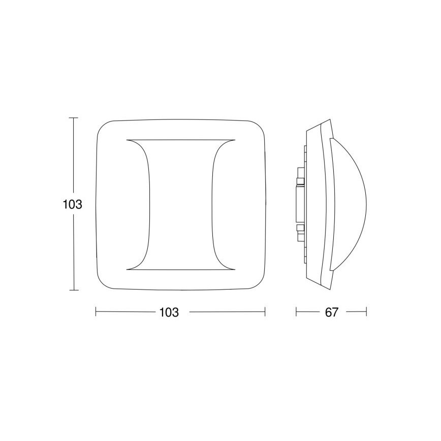 Steinel 058036 – Präsenzmelder Hallway KNX weiß