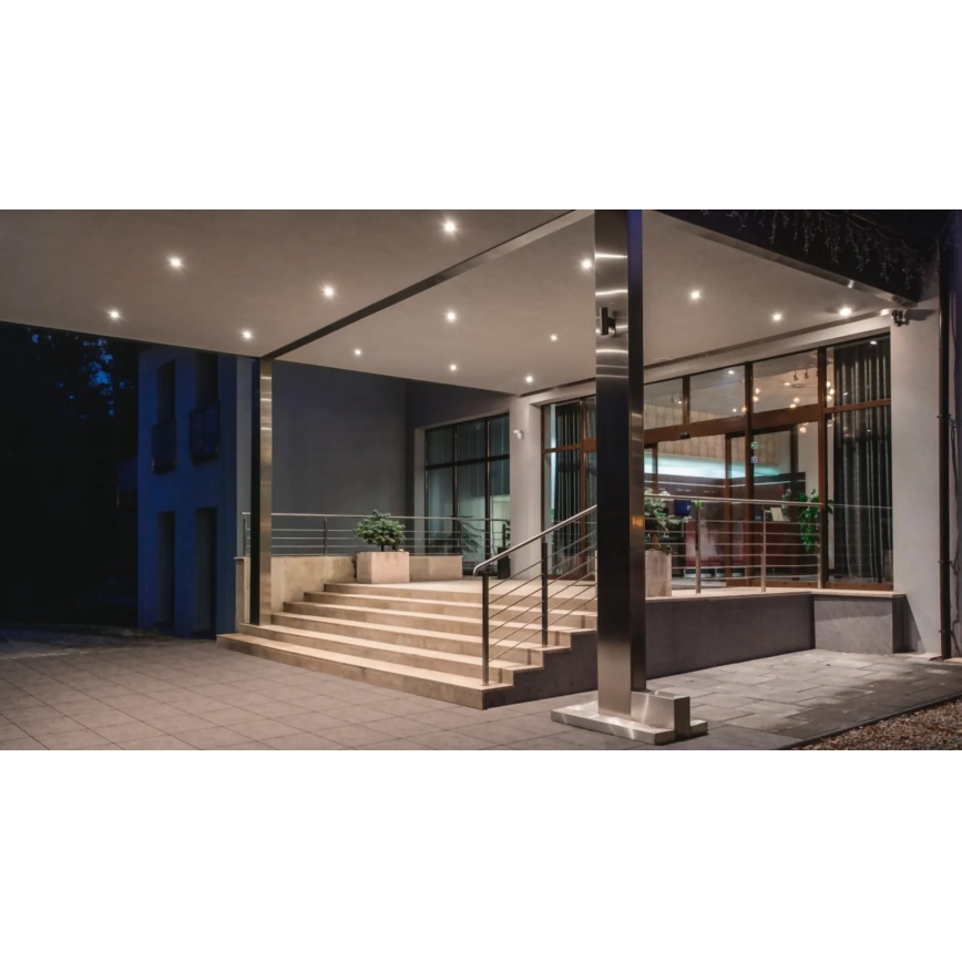 Steinel 058135 - Détecteur de mouvement IS 3180 V3 KNX IP54 carré blanc