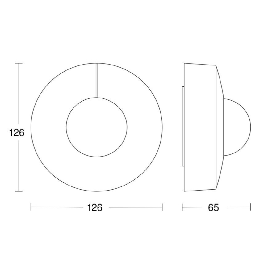 Steinel 058272 - Bewegungsmelder IS 345 V3 KNX IP54 rund weiß
