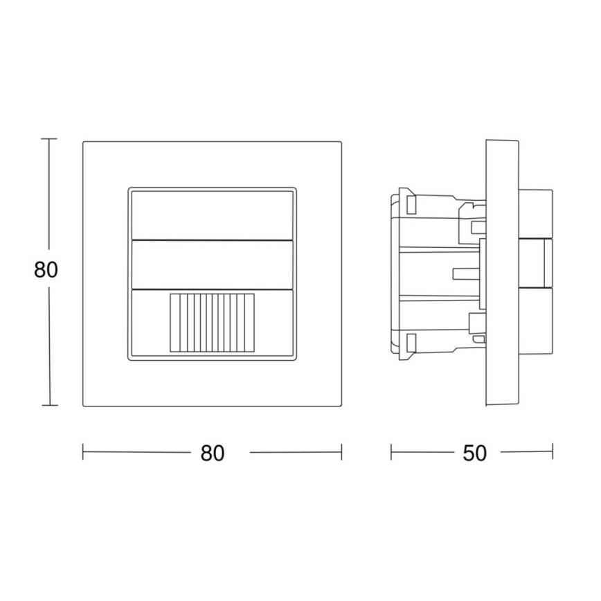 Steinel 058463 - Détecteur de mouvment IR 180 V3 KNX blanc