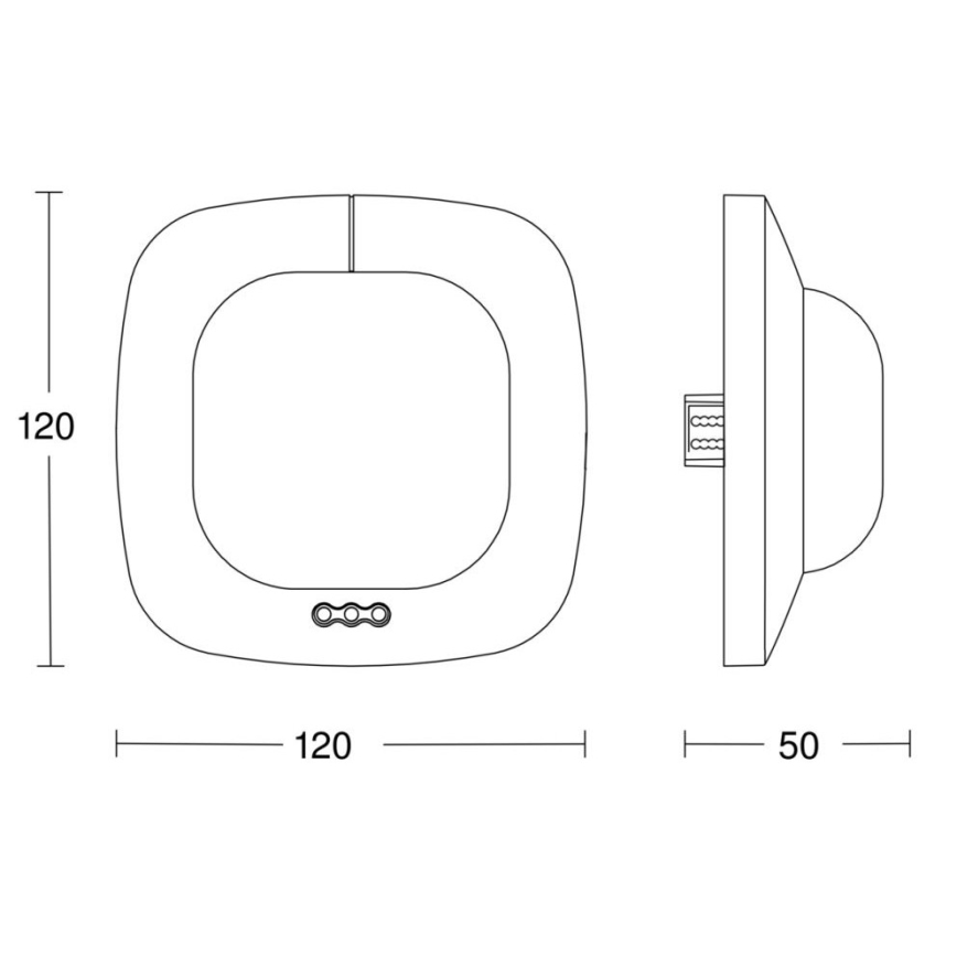 Steinel 058470 – Präsenzmelder IR Quattro HD 24m KNX weiß