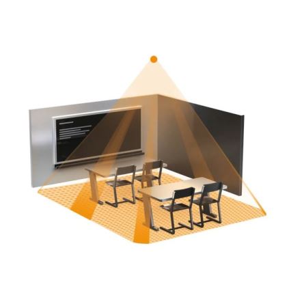 Steinel 058487 - Präsenzmelder IR Quattro 8m V3 KNX weiß