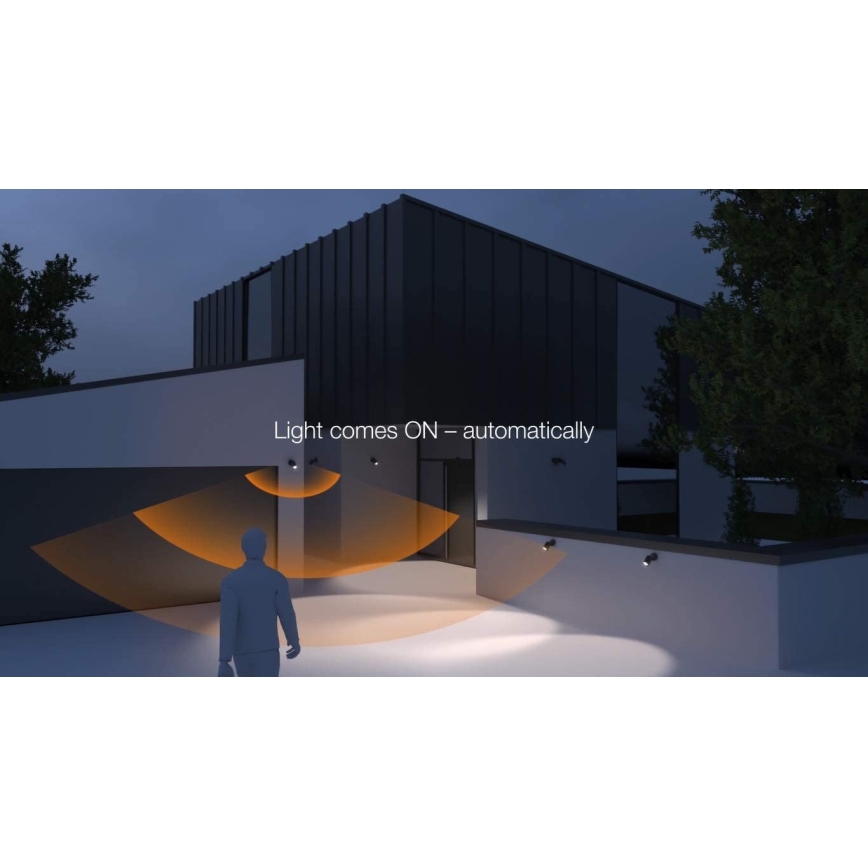 STEINEL 058630 - Applique murale d'extérieur LED avec capteur SPOT ONE 1xGU10/7W/230V IP44